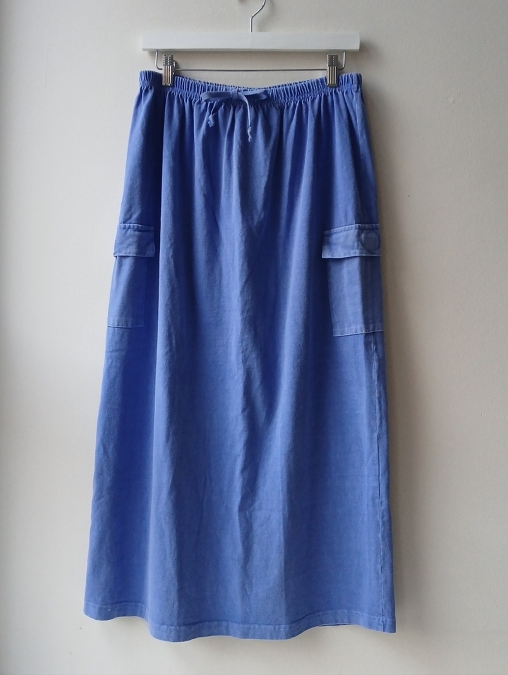 Fresh Produce Cargo Maxi Skirt Blue Women's Medium